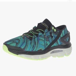 Under Armour Women's SpeedForm Gemini 2 Psychedelic Blue/Green Size 8